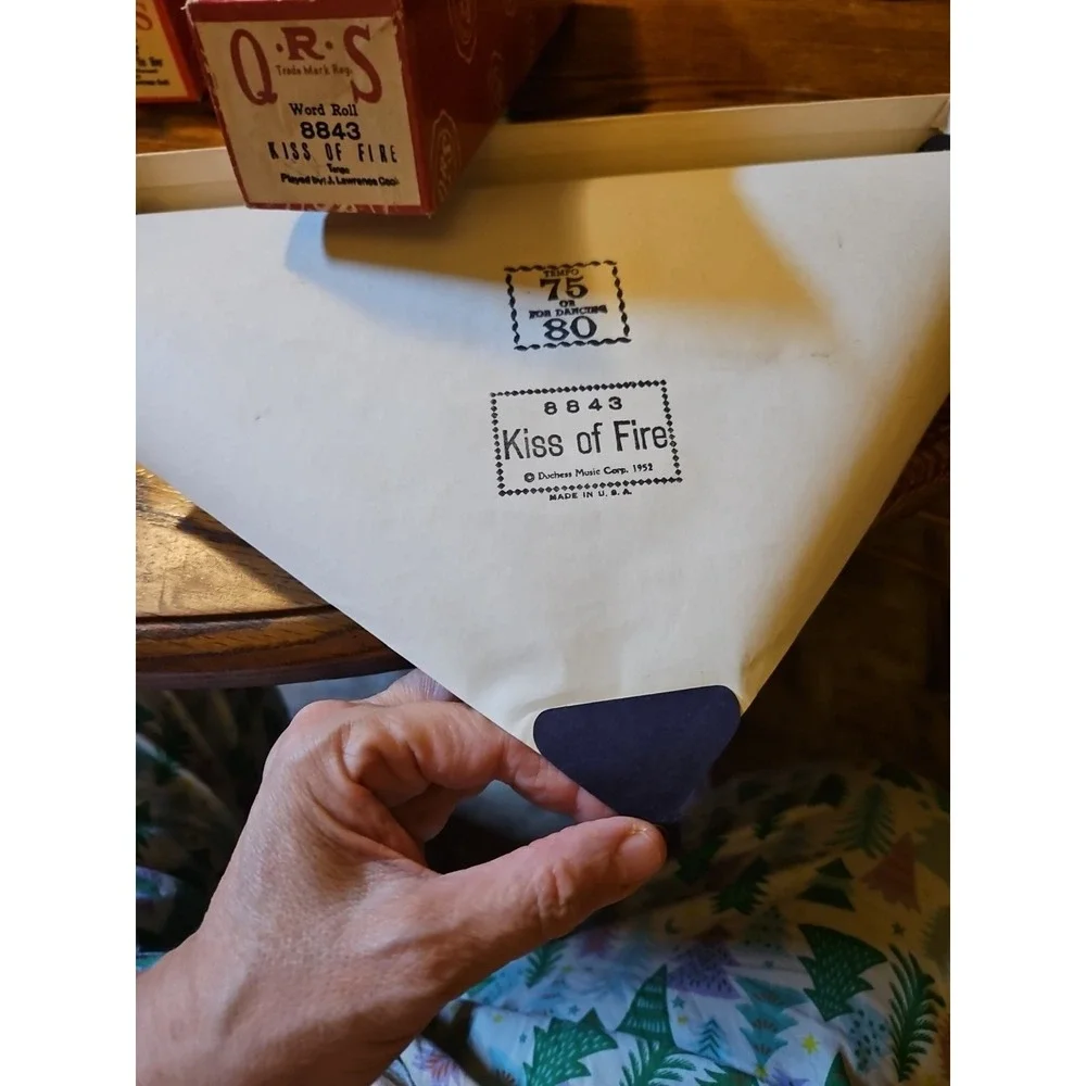 Lot of 14 Vintage QRS Player Piano Rolls